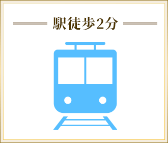 駅徒歩2分